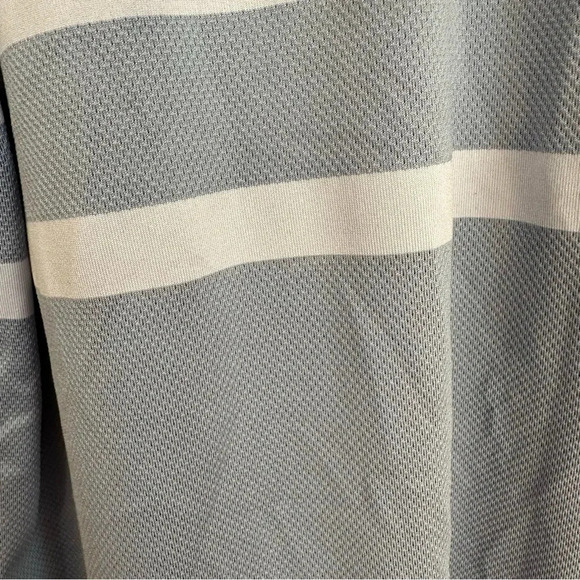 Nike Dri-Fit Vapor Stripe Men's Standard Fit Short Sleeve Blue Polo Size L GUC - Picture 7 of 9